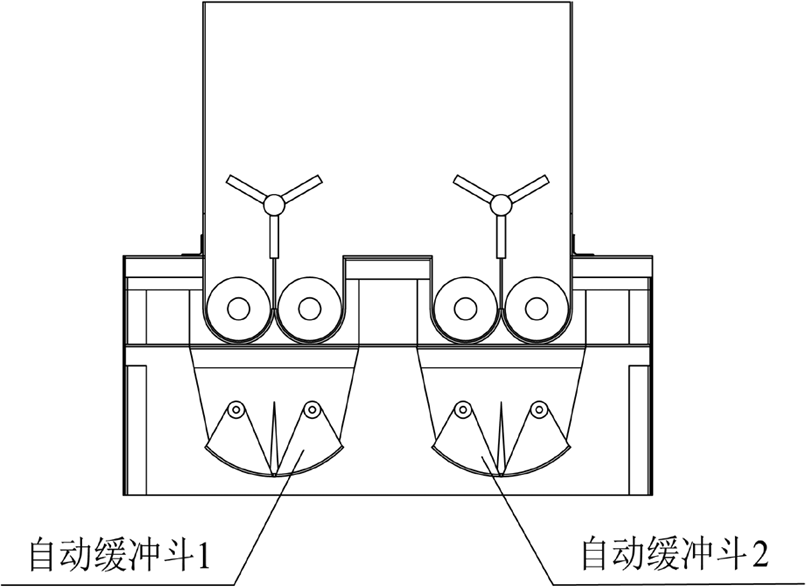 兩自動緩沖器的初始狀態(tài)圖