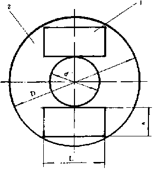 包裝機(jī)軸體與工作臺(tái)尺寸圖