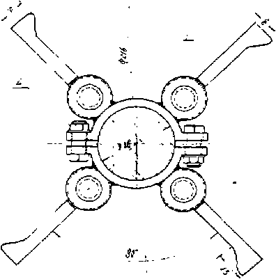 原包裝機(jī)卸料系統(tǒng)刮極裝置