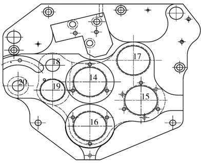 包裝機(jī)內(nèi)襯紙切割箱體示意圖