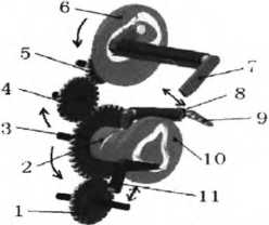 包裝機(jī)頂端傳動(dòng)齒輪以及傳動(dòng)系統(tǒng)平面圖