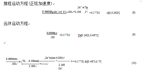 擺桿的運動方程圖