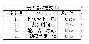 包裝機(jī)設(shè)定模式1