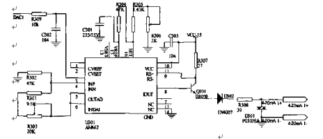 調(diào)節(jié)信號(hào)輸出電路圖