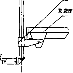 水泥包裝機(jī)自動(dòng)定量裝置安裝置袋架圖