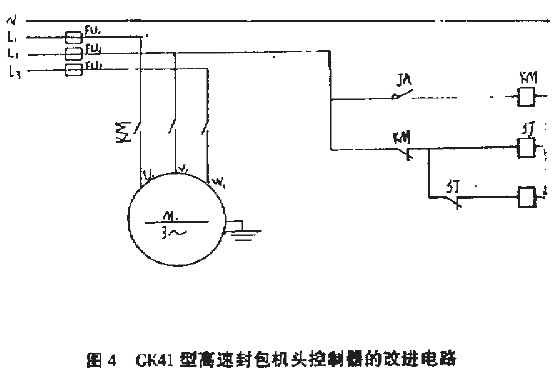 高速縫包機頭控制器改進(jìn)電路圖